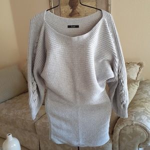 Oversized top and sleeves tunic sweater dress